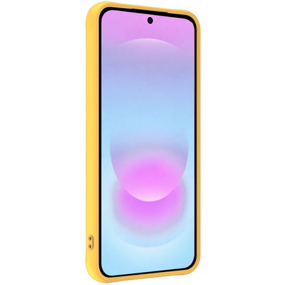 Samsung A37 Hoesje Siliconen Backcover Lichtgewicht - Geel