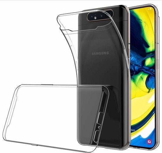 Samsung A80/A90 Hoesje Siliconen - Transparant