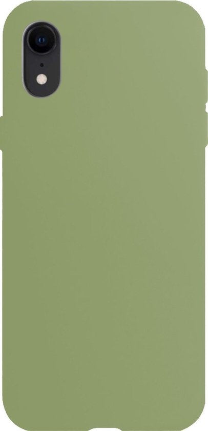 iPhone XR Hoesje Siliconen Backcover Lichtgewicht - Groen