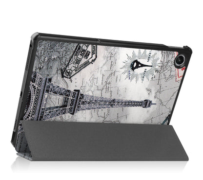 Lenovo Tab M10 Plus 3rd Gen Trifold Bookcase Hoes - Eiffeltoren