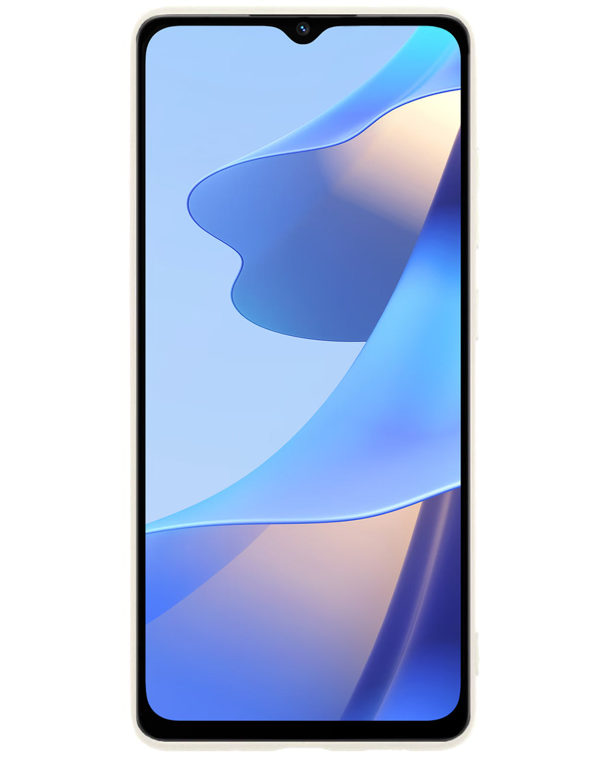 OPPO A16s Hoesje Siliconen - Wit