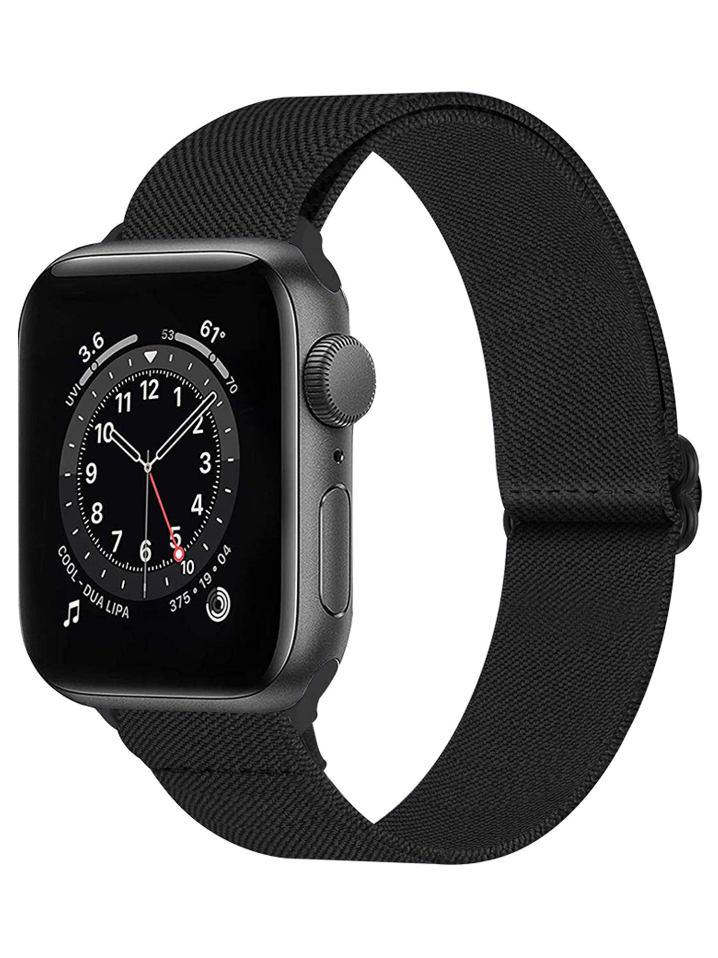 Bandje Geschikt Voor Apple Watch Bandje 38/40/41 mm Nylon Polsband Met Gesp - Horloge Bandje Geschikt Voor Apple Watch 1-8 / SE - 38/40/41 mm Bandje Stof - Zwart