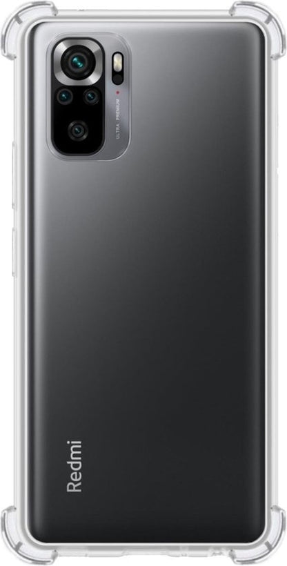 Xiaomi Redmi Note 10S Hoesje Shockproof Backcover Siliconen - Transparant