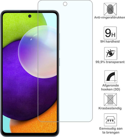 Samsung A52 Screenprotector Tempered Glass