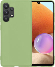 Samsung A32 5G Hoesje Siliconen Backcover Lichtgewicht - Groen