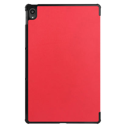 Lenovo Tab P11 Plus Trifold Bookcase Hoes - Rood