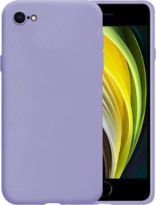 iPhone 8 Hoesje Siliconen Backcover Lichtgewicht - Lila