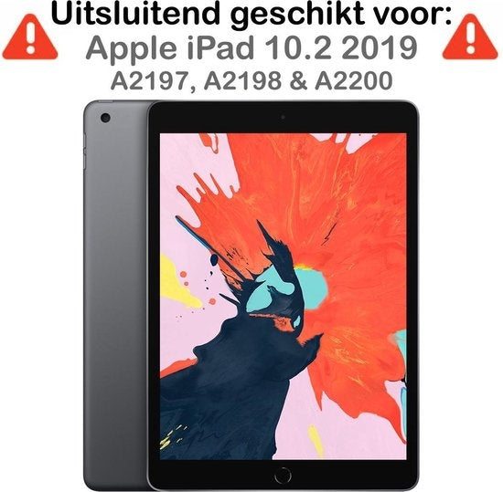 iPad 10.2 2019 Hoesje Toetsenbord Case Kunstleer - Pastelgroen