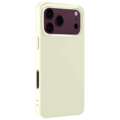iPhone 18 Pro Hoesje Siliconen Backcover Lichtgewicht - Wit