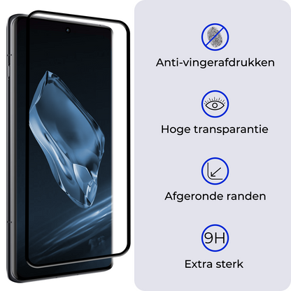 OnePlus 12R Screenprotector Gehard Glas - Full Screen