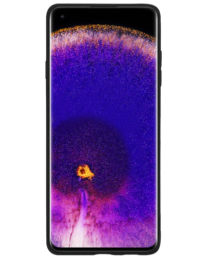 OPPO Find X5 Hoesje Siliconen Backcover Lichtgewicht - Zwart