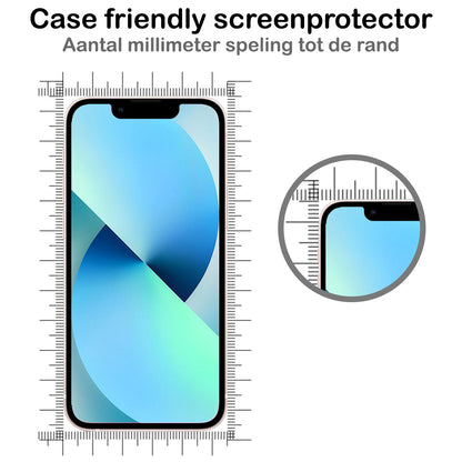 iPhone 13 Pro Screenprotector Gehard Glas - Privacy