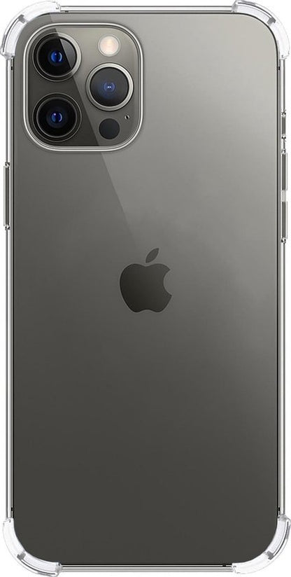 iPhone 12 Pro Max Hoesje Shockproof Backcover Siliconen - Transparant