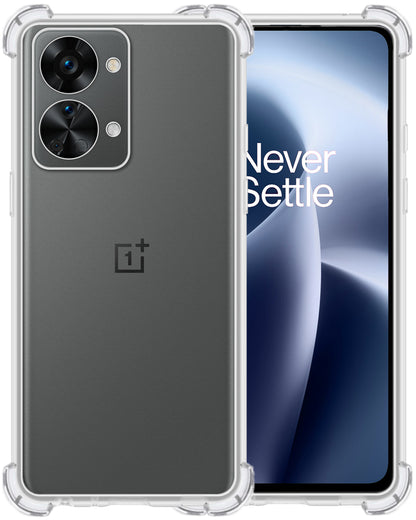 OnePlus Nord 2T Hoesje Shock Proof Siliconen - Transparant