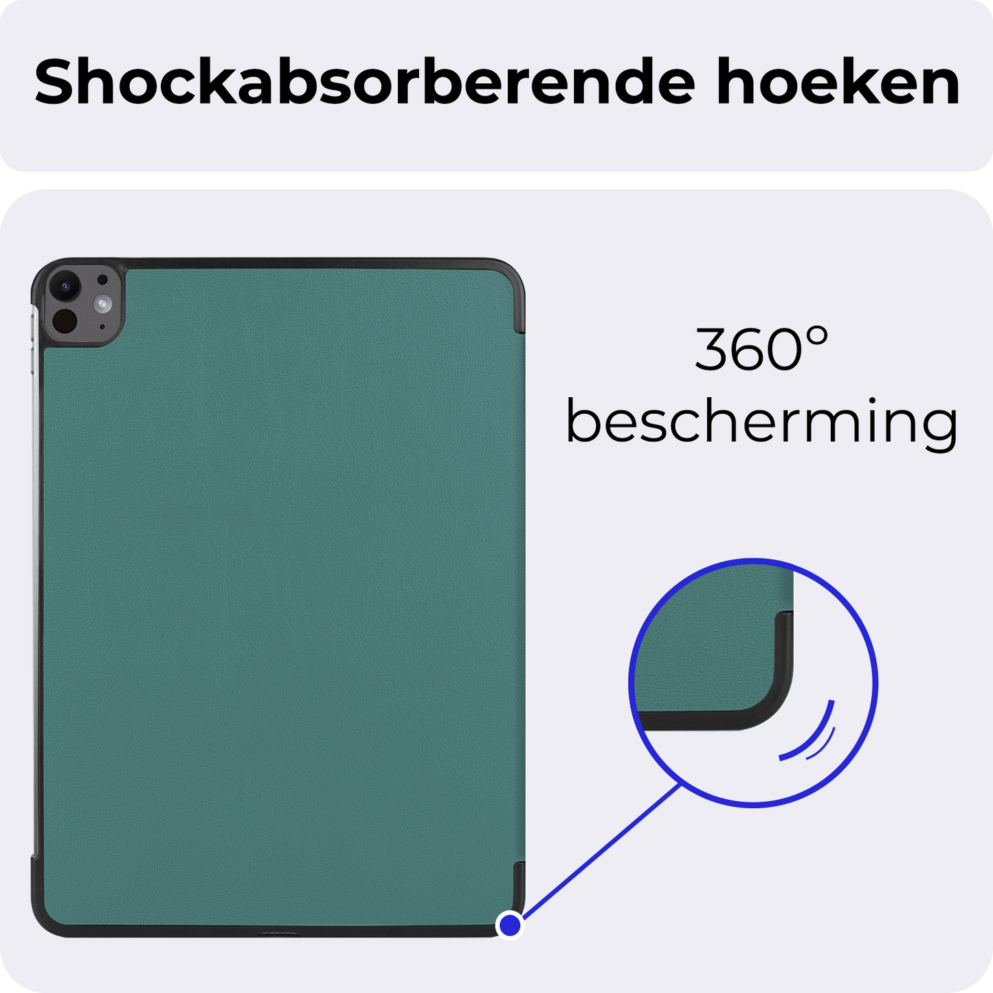 iPad Pro 2024 (11 inch) Hoesje Book Case - Donkergroen