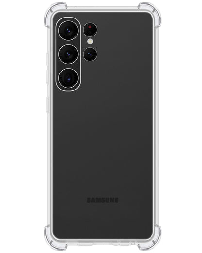 Samsung S23 Ultra Hoesje Shockproof Backcover Siliconen - Transparant