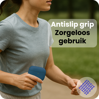 AirPods Pro 3 Hoesje Siliconen Krasbestendig - Donkerblauw