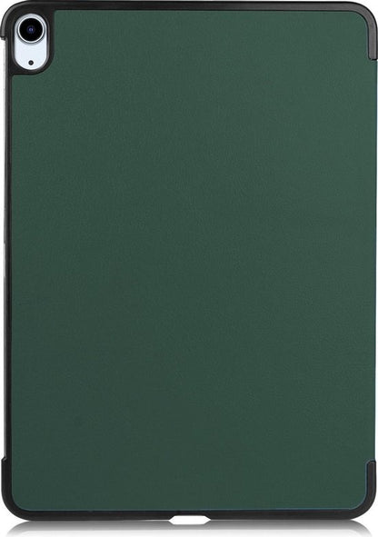 iPad Air 2020 Trifold Bookcase Hoes - Donkergroen