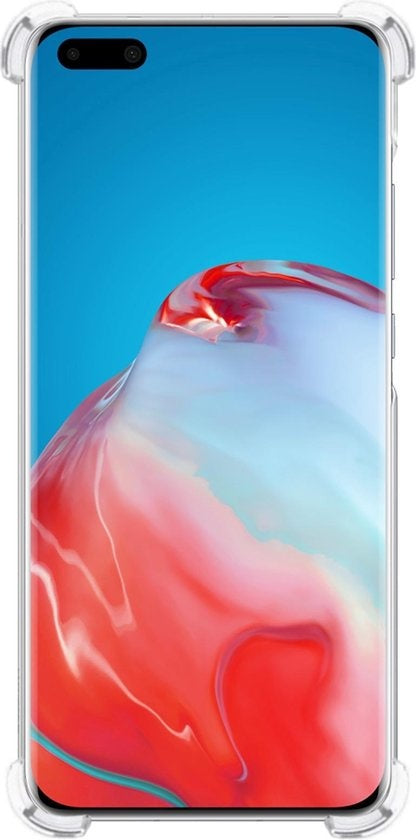 Huawei P40 Pro Hoesje Shockproof Backcover Siliconen - Transparant