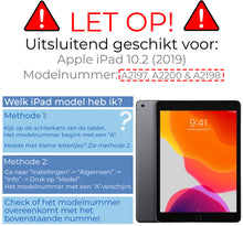 iPad 10.2 2019 Trifold Bookcase Hoes met Penhouder voor Apple Pen - Donkergroen