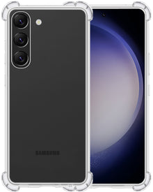 Samsung S23 Plus Hoesje Shockproof Backcover Siliconen - Transparant