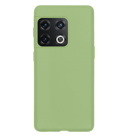 OnePlus 10 Pro Hoesje Siliconen - Groen