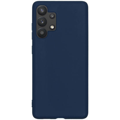 Samsung A32 4G Hoesje Siliconen Backcover Lichtgewicht - Donkerblauw