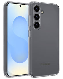 Samsung S25 Hoesje Siliconen Backcover Lichtgewicht - Transparant