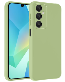 Samsung A16 Hoesje Siliconen Backcover Lichtgewicht - Groen