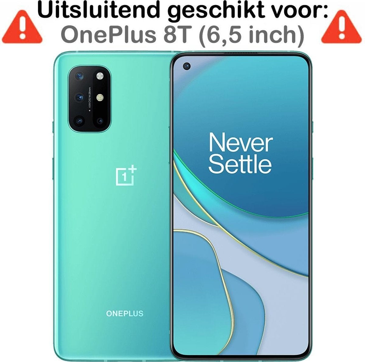 OnePlus 8T Hoesje Shock Proof Siliconen - Transparant