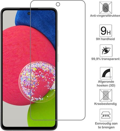 Samsung A52s Screenprotector Gehard Glas - Anti-kras