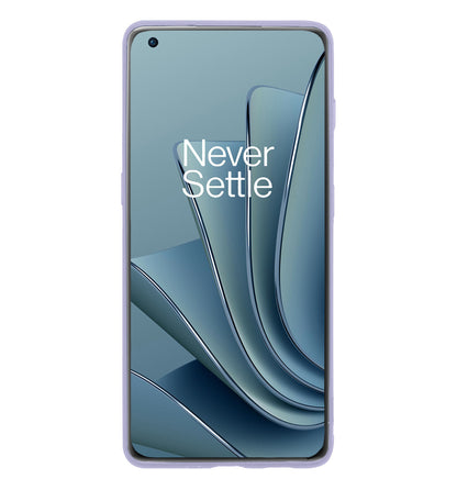 OnePlus 10 Pro Hoesje Siliconen Backcover Lichtgewicht - Lila