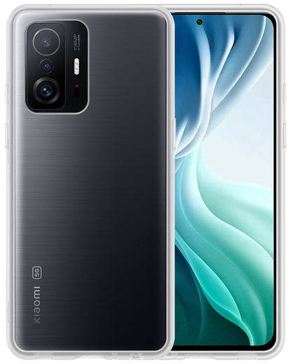 Xiaomi 11T Pro Hoesje Siliconen Backcover Lichtgewicht - Transparant