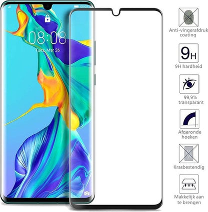 Huawei P30 Pro Screenprotector Gehard Glas - Full Screen