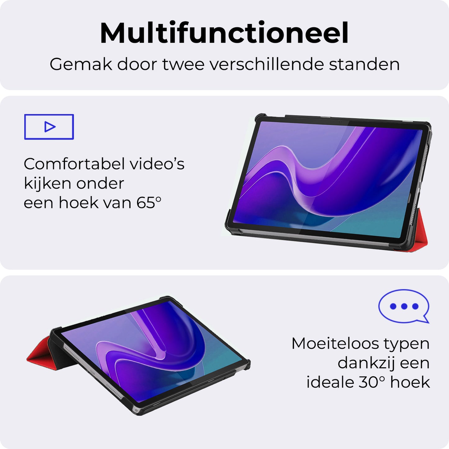 Lenovo Tab M11 Hoesje Book Case - Rood