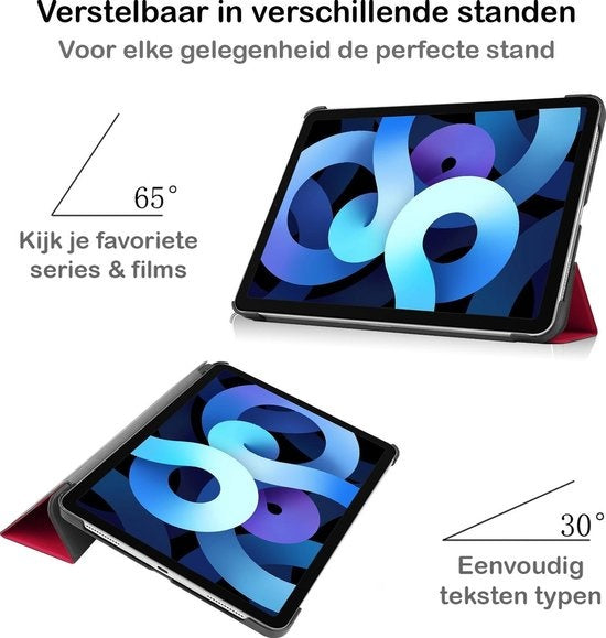 iPad Air 2020 Hoesje Book Case - Rood