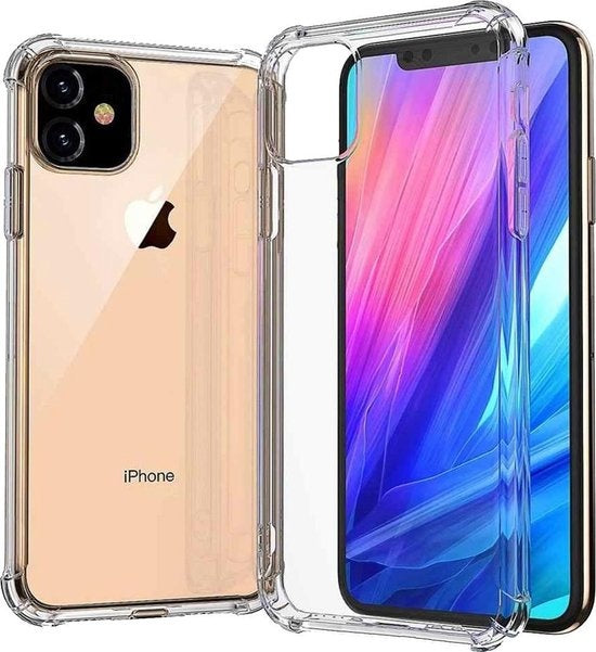 iPhone 11 Hoesje Shock Proof Siliconen - Transparant