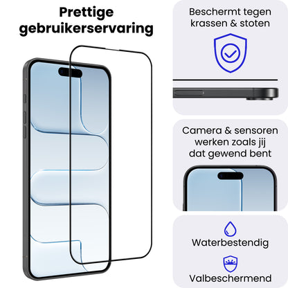iPhone Air Screenprotector Gehard Glas - Full Screen