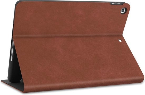 iPad 10.2 2019 Hoesje Hardcover Book Case - Bruin