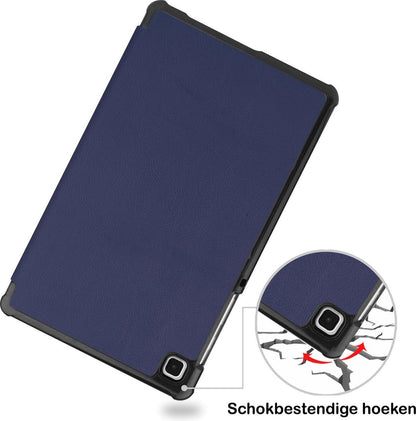 Samsung Galaxy Tab A7 Lite Hoesje Book Case - Donkerblauw