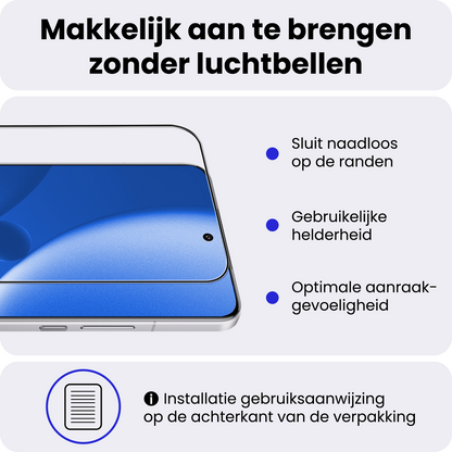 Xiaomi 15 Ultra Screenprotector Gehard Glas - Full Screen