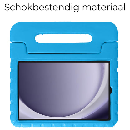 Samsung Galaxy Tab A9 Plus Kinderhoes Shockabsorberend Foam - Blauw