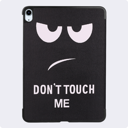 iPad Air 2024 (11 inch) Hoesje Book Case Met Apple Pencil Uitsparing - Don't Touch Me