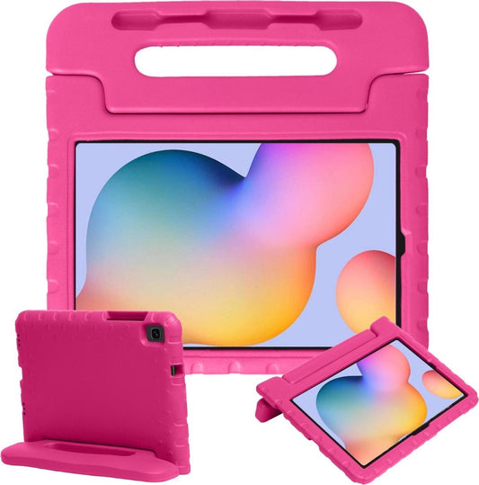 Samsung Galaxy Tab S6 Lite Hoesje Kids Cover Bumper - Roze