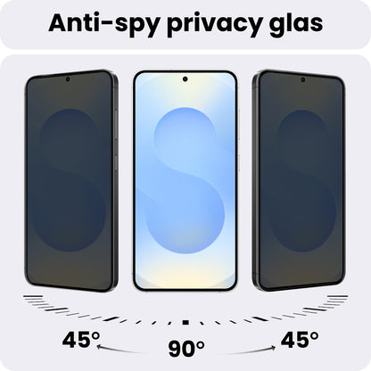 Samsung S25 Plus Screenprotector Gehard Glas - Privacy