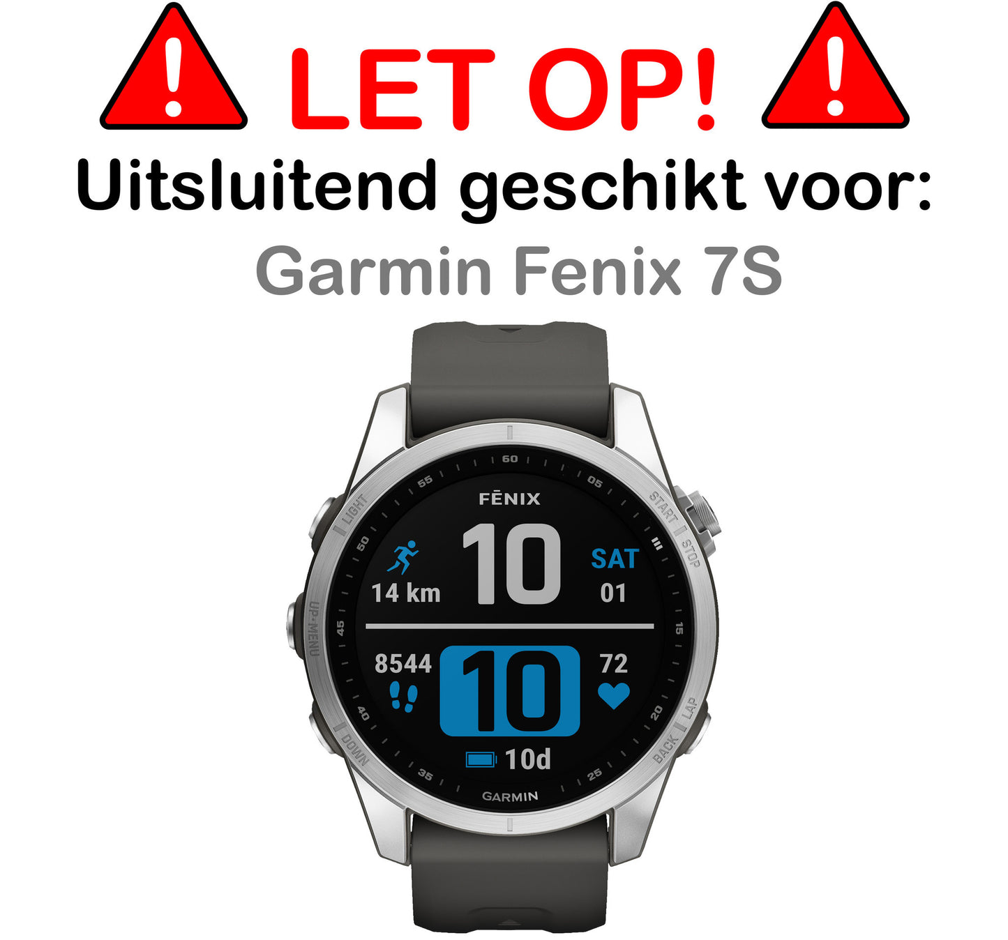 Garmin Fenix 7S Screenprotector Tempered Glass