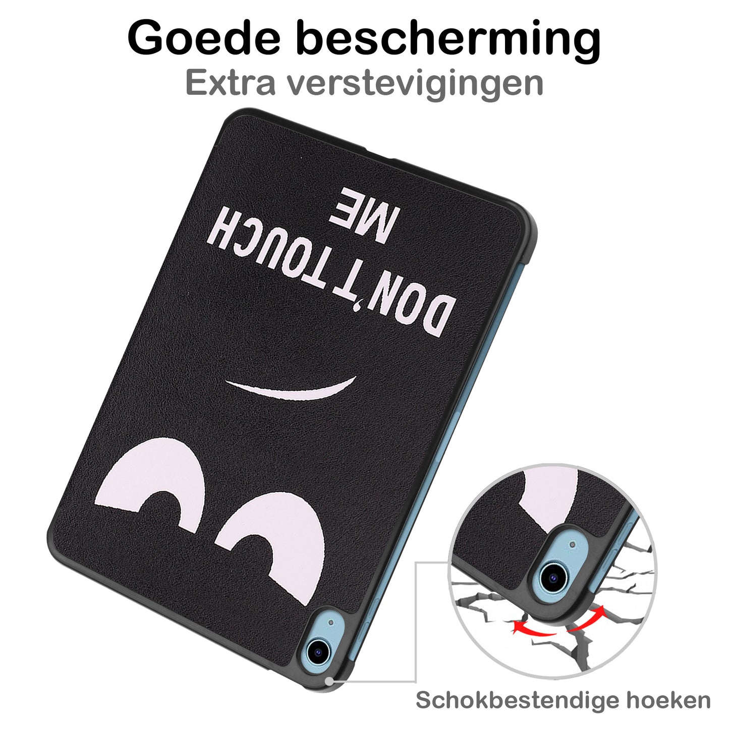 iPad 2022 Hoesje Book Case - Don't Touch Me