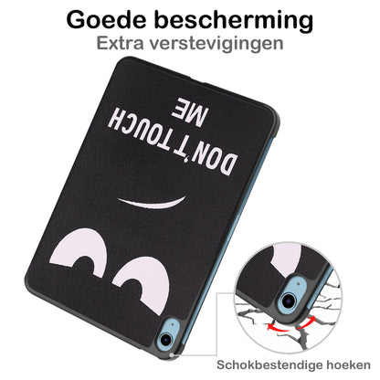 iPad 2022 Hoesje Book Case - Don't Touch Me