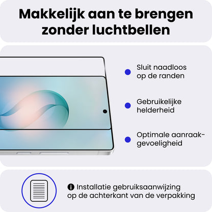 Samsung S26 Ultra Screenprotector Gehard Glas - Full Screen