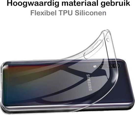 Samsung A50s Hoesje Siliconen - Transparant